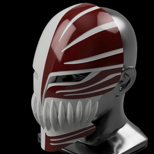 Download STL file Ichigo Hollow / Visored mask • Object to 3D print ・ Cults
